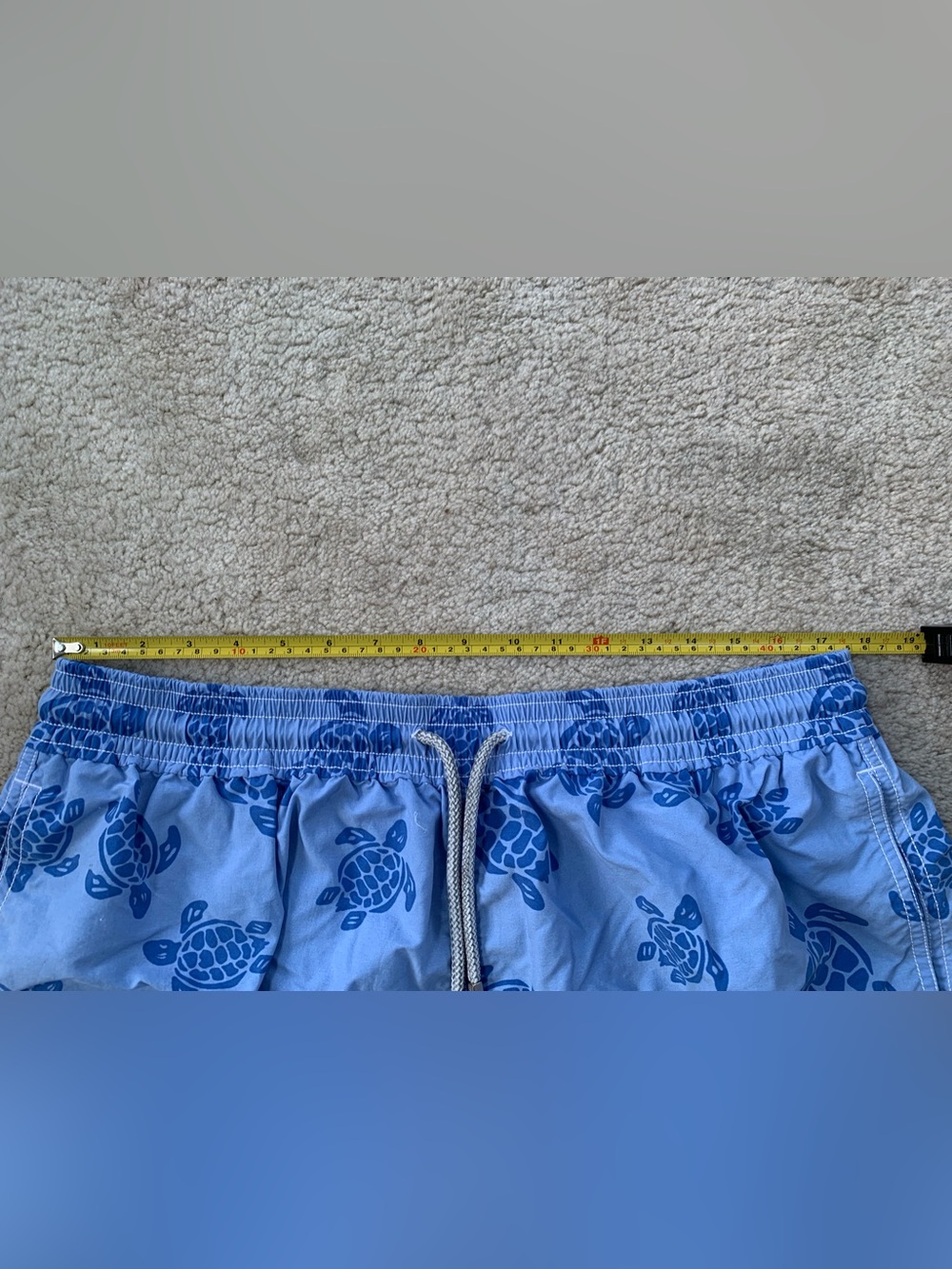 Vilebrequin Men's Size Triple Extra Large XXXL Blue Turtle Resort Swim Trunks - Picture 10 of 11